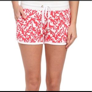 Lilly Pulitzer coral shorts